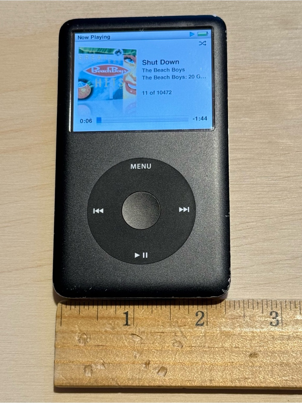 iPod Model:A1238 6thGEN 80GB Blk Tested Good w/10472-Song-Charge Read Info Blw! - Picture 15 of 16